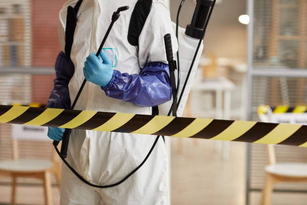 Professional Trauma Scene Cleanup technician working in Woodbine, MD